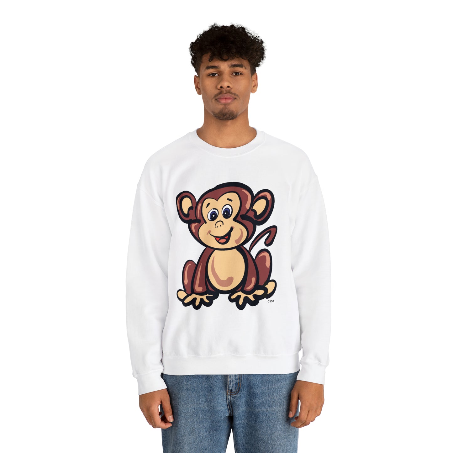 C3OA Monkey Crewneck Sweatshirt