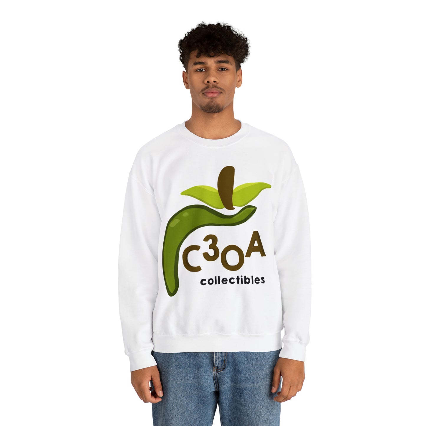 C3OA Green Apple Crewneck Sweatshirt