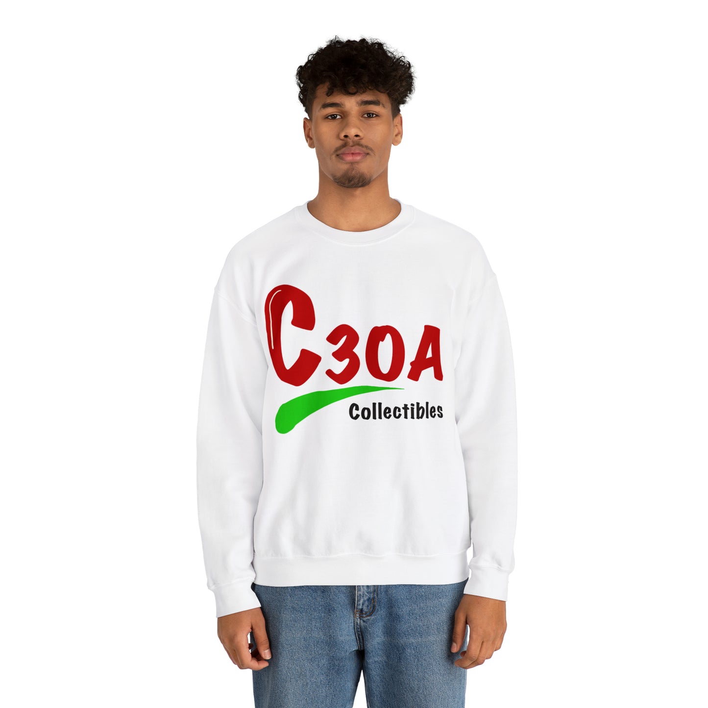 C3OA Red Brand Crewneck Sweatshirt