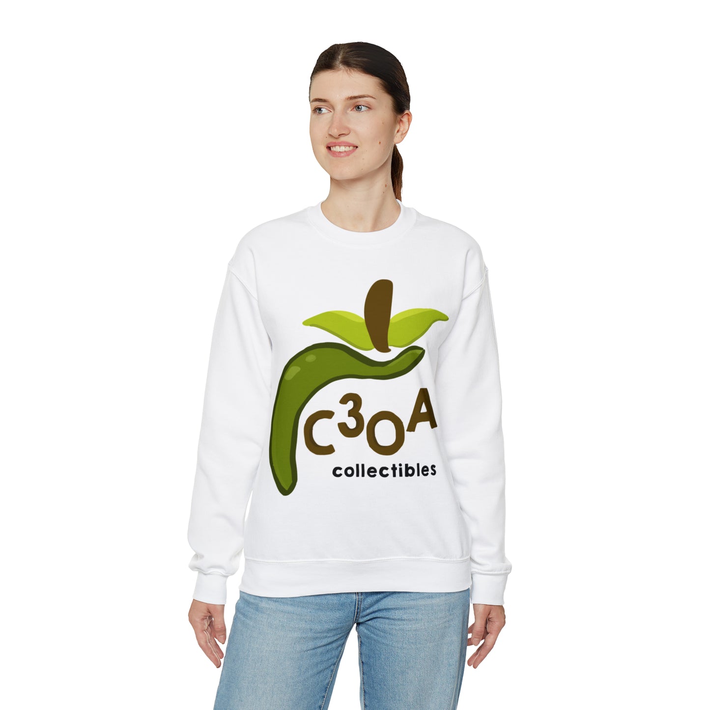 C3OA Green Apple Crewneck Sweatshirt